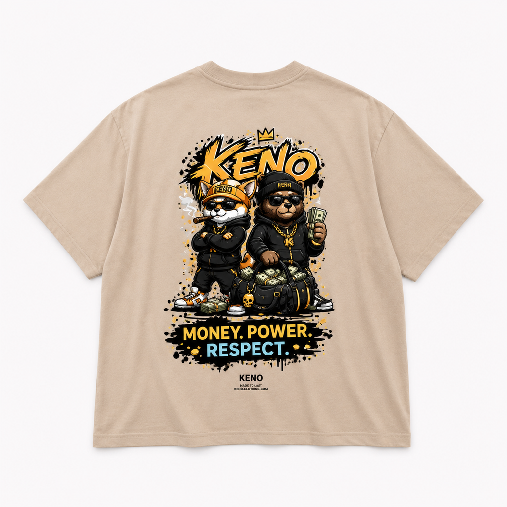KENO Graphic Tee — Money. Power. Respect.