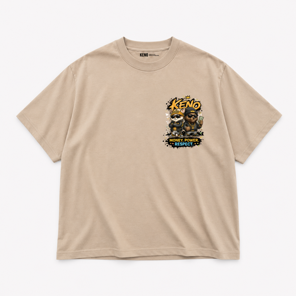 KENO Graphic Tee — Money. Power. Respect.